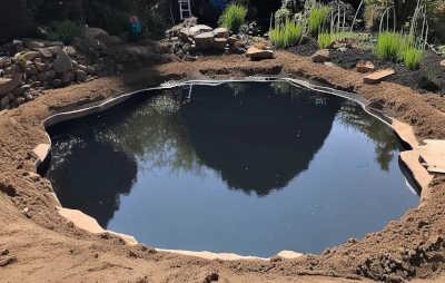 New Koi Pond Construction